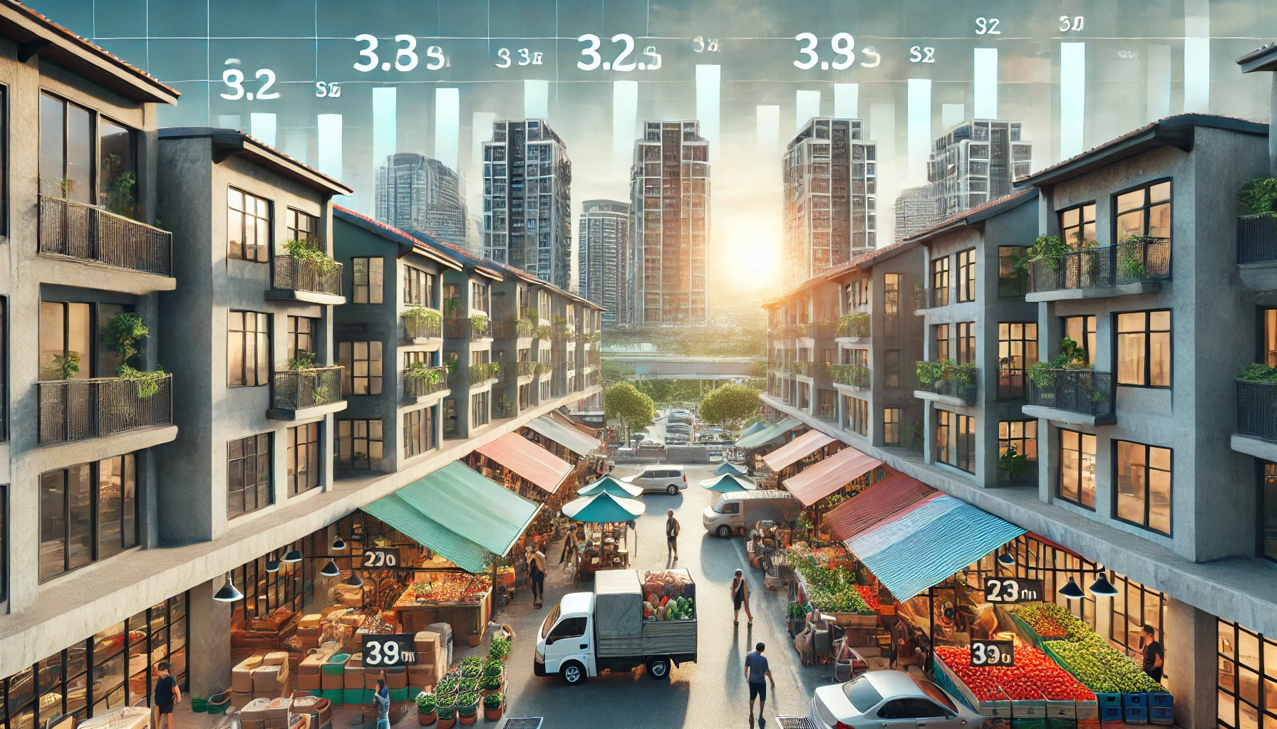 Inflation showed signs of moderation